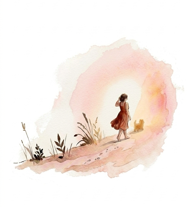Illustration végétale douce