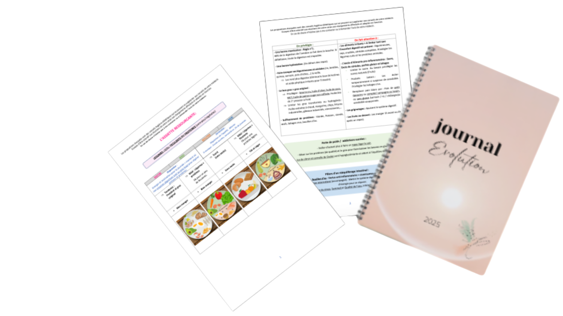 Livret et fiche alimentaire